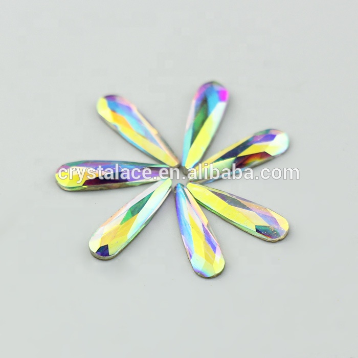 Glitter Non Hotfix Crystal Rhinestones For Clothes Round Glue On Nail  Rhinestones Glass Flatback Rhinestone Decorations S004